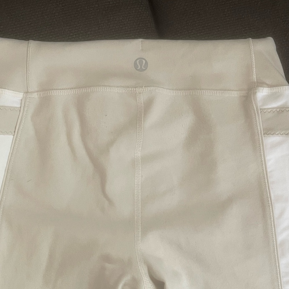 Lululemon stretch long shorts, size 4 with A LOT of stretch! Great condition
